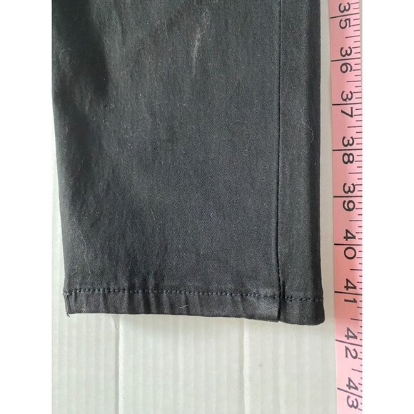 Red Bottoms Black High-Waist Booty-Lifting Stretch Jeans Size 22 Western Biker - Picture 11 of 15